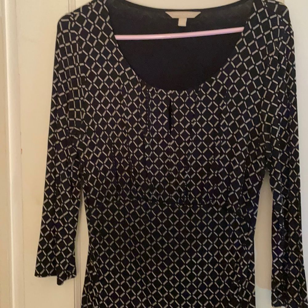Black 3/4 length shirt from Banana Republic